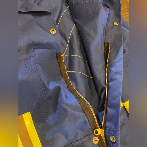 H2C Flame Resistant 3M Reflective Coverall NASA Space Suit Costume W/Patches (L) - Picture 13 of 17